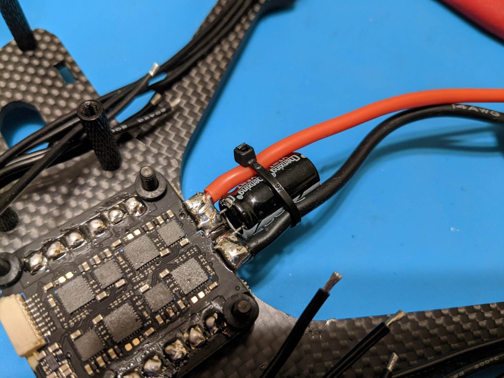 Xilo 45A 4-in-1 ESC with power leads and capacitor