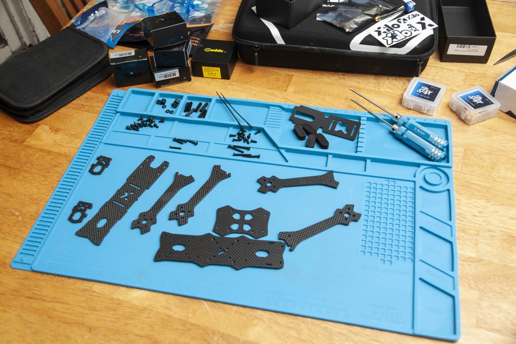 Xile PhreakStyle Build Kit - build area ready