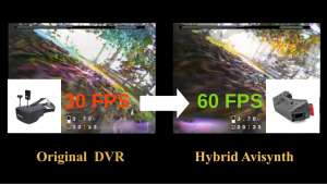 Interpolating DVR for higher frame rates