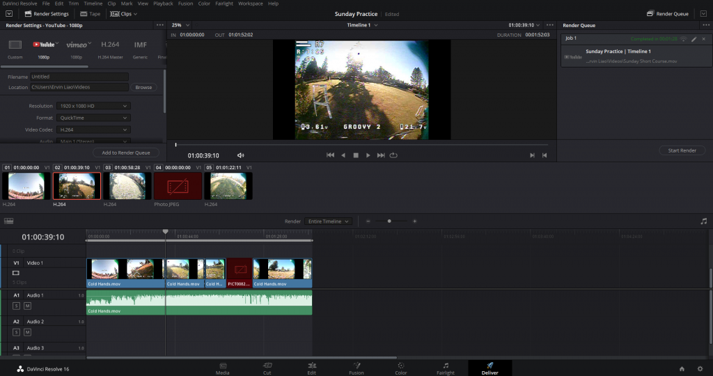 DaVinci Resolve - Exporting