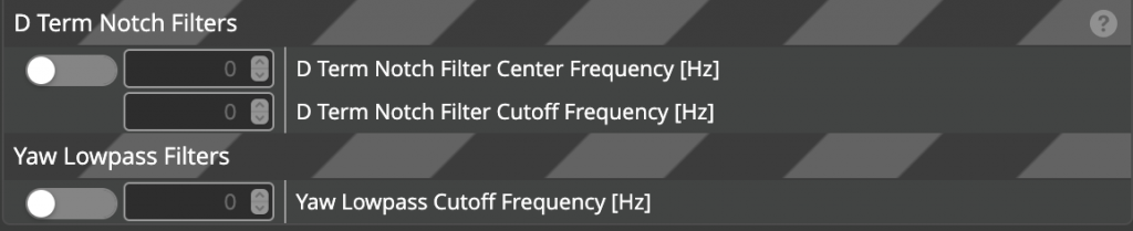 Betaflight configuration for propwash handling