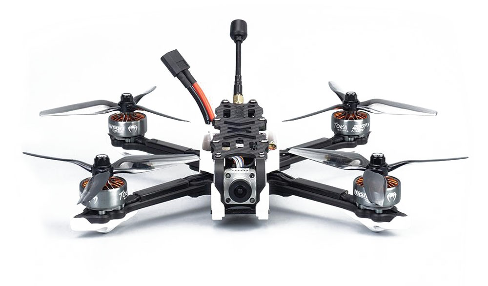 FPV drone ready to fly