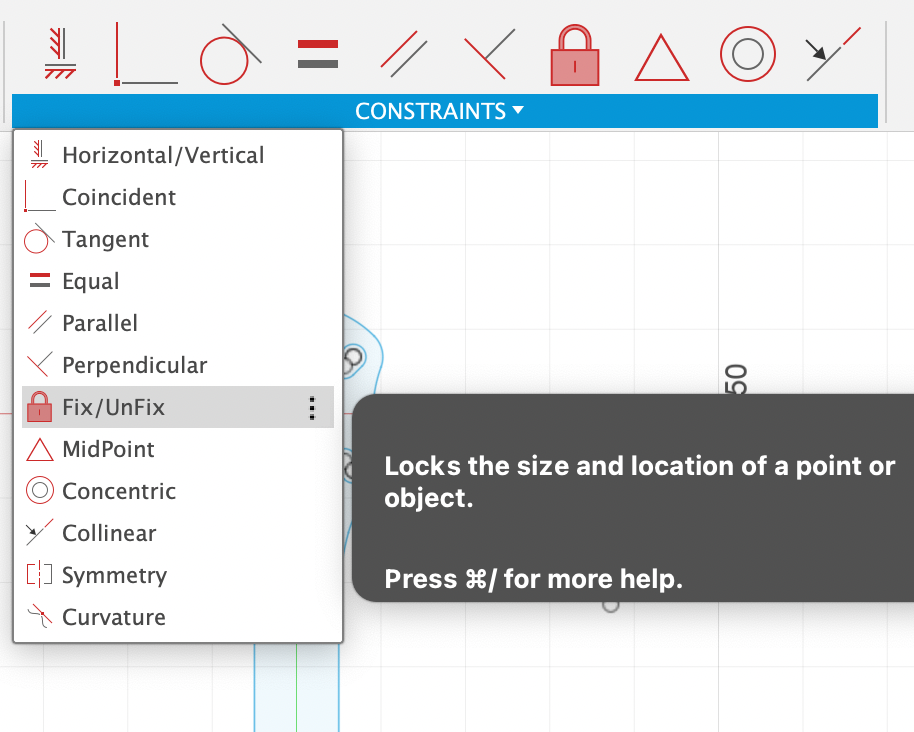 Fusion360 interface fix/unfix