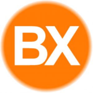 Orange circle with "BX"
