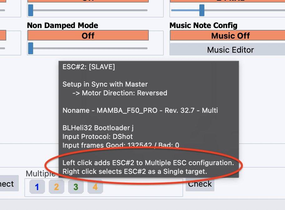 BLHeli_32 with UI instructions highlighted