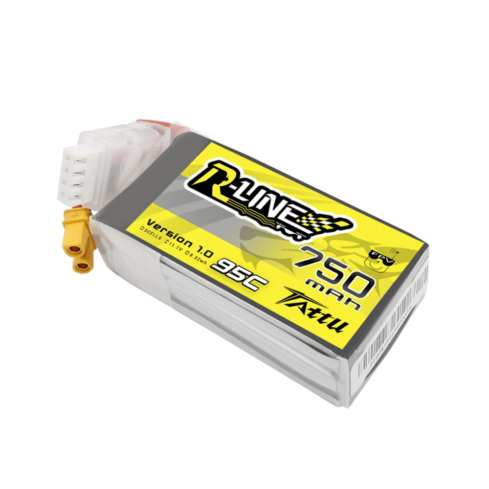 Tattu R-Line Version 1.0 750mAh 3S1P 95C Lipo Battery