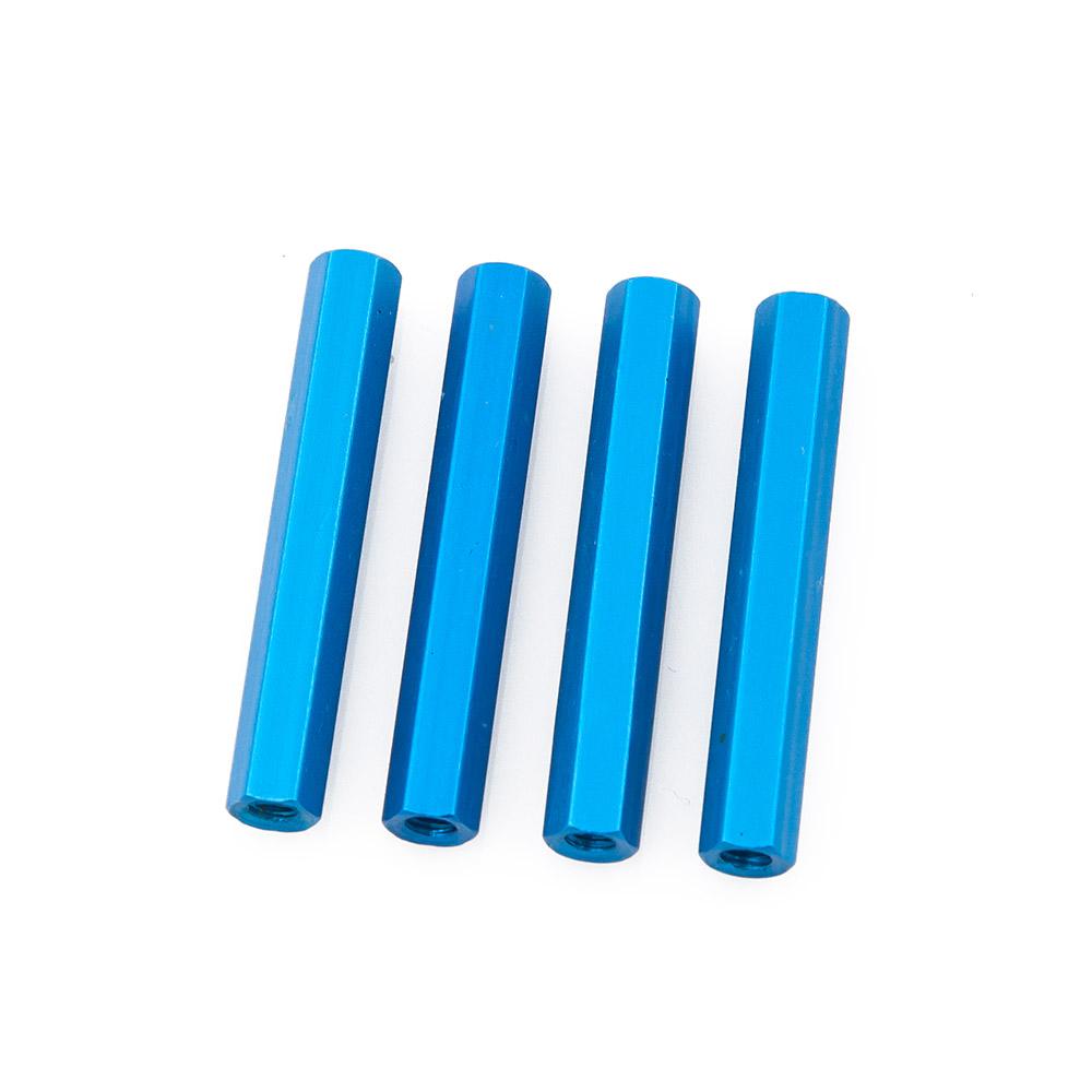 Blue Hex Standoffs 35mm (4 pcs)
