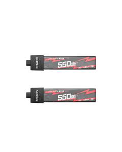 BETAFPV 550mAh 2S 75C LiHV Battery (2pcs) - BT3.0