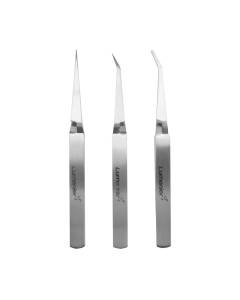 Lumenier Reverse Action Tweezers - Set of 3