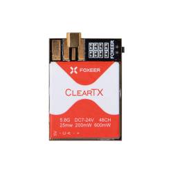 Foxeer ClearTX 5.8G 25/200/600mW Video Transmitter w/ RaceBand, Pit Mode - US Version