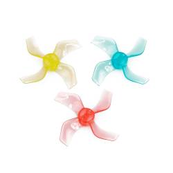 Gemfan 1636-4 40mm 4-Blade Whoop Propeller (Set of 8) - 1mm Shaft - T-Mount
