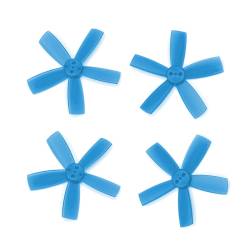 DYS 2" 5 Blade, Blue Propeller - Set of 4 (2x CW, 2x CCW)