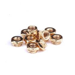 Flywoo M3 Press Nuts (20pcs - Gold) 