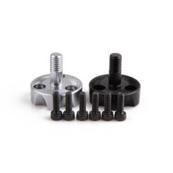 M6 Beechwood Self-Locking Prop Adapter (Black+Silver) for MN (3515, 3520, 4010, 4012, 4014, 4120) Motors