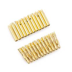 2mm Gold "Bullet" Connectors (12 Pair)