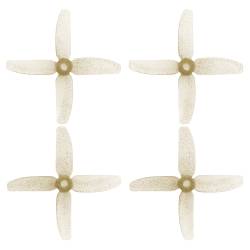 RaceKraft 3x3 Clear 4 Blade (Set of 4 - Fish)