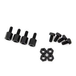 Black Polyamide Standoff Set (6mm)