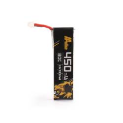 Auline 450mAh HV 1S 3.4V 80C LiPo Battery - PH 2.0