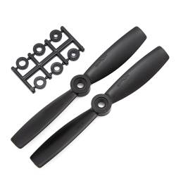 HQProp 5x4.5 Bullnose CCW Propeller - (Black Carbon Composite) - 2 Blade - (2 pack)
