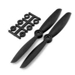 HQProp 5x4.5 CCW Propeller - 2 Blade (2 Pack - Black Carbon Composite)