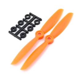HQProp 5x4.5O CCW Propeller - 2 Blade (2 pack Orange)