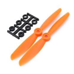 HQProp 5x4.5RO CW Propeller - 2 Blade (2 pack Orange)