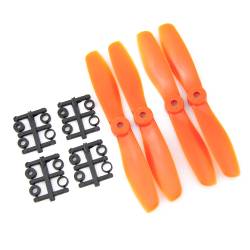 Gemfan 5x4.5 Bullnose Propeller - Nylon Glass Fiber (Set of 4 - Orange)