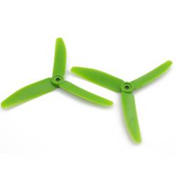 HQProp 5x4x3R CW Propeller - 3 Blade (Green - 2 pack)