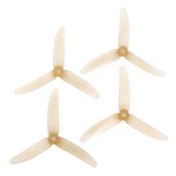 RaceKraft 5x4 Clear Tri-Blade (Set of 4 - Gold)