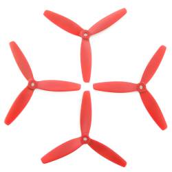 Lumenier 5x4x3 - 3 Blade Propeller (Set of 4 - Red)