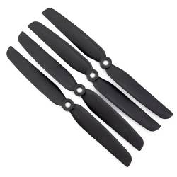 Gemfan 6x3 Nylon Glass Fiber Propeller (Set of 4 - Black)