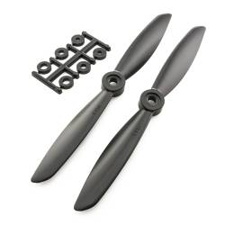 HQProp 6x4.5B CCW Propeller - 2 Blade (2 pack) (Black)