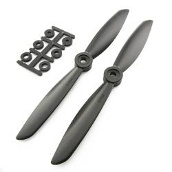 HQProp 6x4.5 CCW Propeller - (Black Carbon Composite) (2 pack)