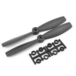 HQProp 6x4.5 CCW Bullnose Propeller - (Black Carbon Composite) - (Set of 2)