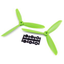 HQProp 6x4.5x3G CCW Propeller - 3 Blade (Green - 2 pack)