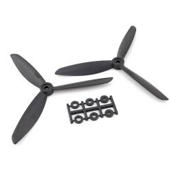 HQProp 6x4.5x3RB CW Propeller - 3 Blade (Black - 2 pack)