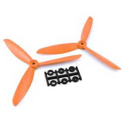 HQProp 6x4.5x3RO CW Propeller - 3 Blade (Orange - 2 pack)