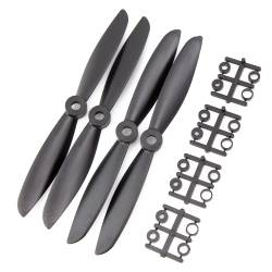 Gemfan 6x4.5 Nylon Glass Fiber Propeller (Set of 4 - Black)