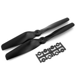HQProp 8x5RB Bullnose CW Propeller - 2 Blade (2 Pack - Black)