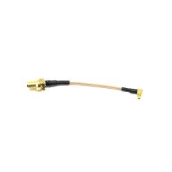90° MMCX to SMA Pigtail Extension Cable - 80mm