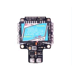 Cicada AIO Flight Controller (F4, 30x4 BLHeli_S DSHOT ESC, OSD, PDB w/BEC, Current Sensor)
