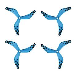 Azure Power 5045 5x4.5x3 PC - 3 Blades (Set of 4 - Polestar Blue)