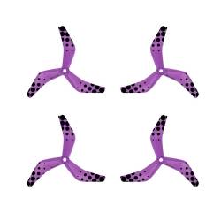 Azure Power 5045 5x4.5x3 PC - 3 Blades (Set of 4 - Purple)