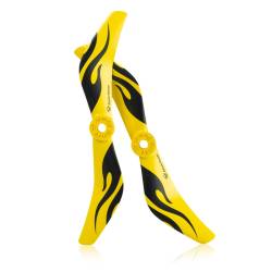 Azure Power 5050 5x5.0 - 2 Blades (Set of 4 - Ferrari Yellow)