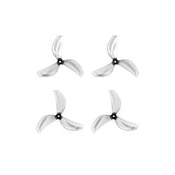 BETAFPV 45mm 3-Blade Propeller (Set of 4) - 1.5mm Shaft -  Clear Gray 