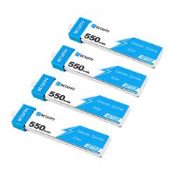 BetaFPV 550mAh 1S Battery (4Pcs) - BT2.0