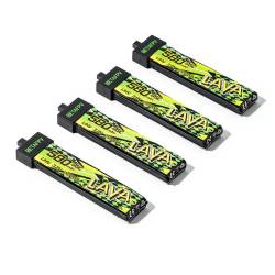 BETAFPV LAVA II 580mAh 1S 95C LiHV Battery Pack (4 Pcs) - BT2.0