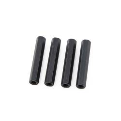 Black Hex Standoffs 20mm (4 pcs)