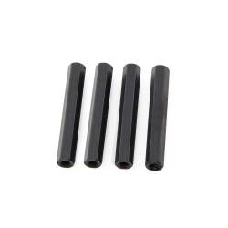 Black Hex Standoffs 25mm (4 pcs)