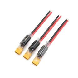 XT30 Lipo Pigtail w/ 35V 470uF Capacitor 16AWG (3pcs)